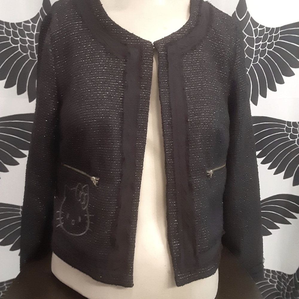Hello Kitty tweed boss jacket S